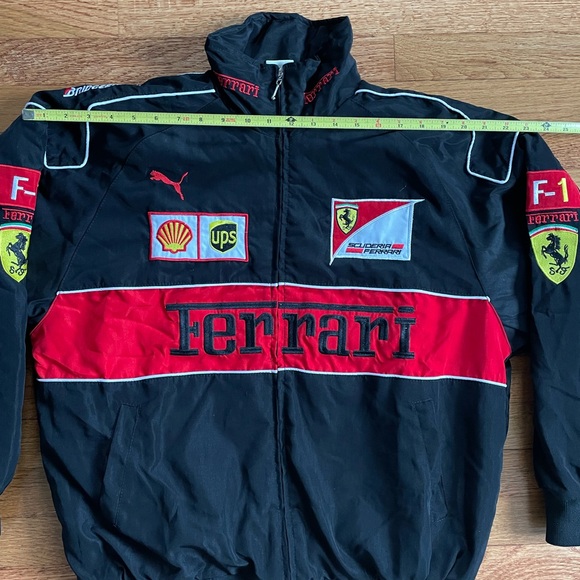 Formula 1 Ferrari Racing Jacket Men’s F1 Embroidered Retro Y2k Unisex - Picture 4 of 7